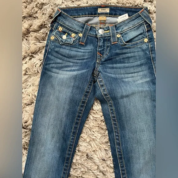 True Religion Cora Mid-Rise Straight Leg Jeans – Size 23 – NWOT - Picture 5 of 15